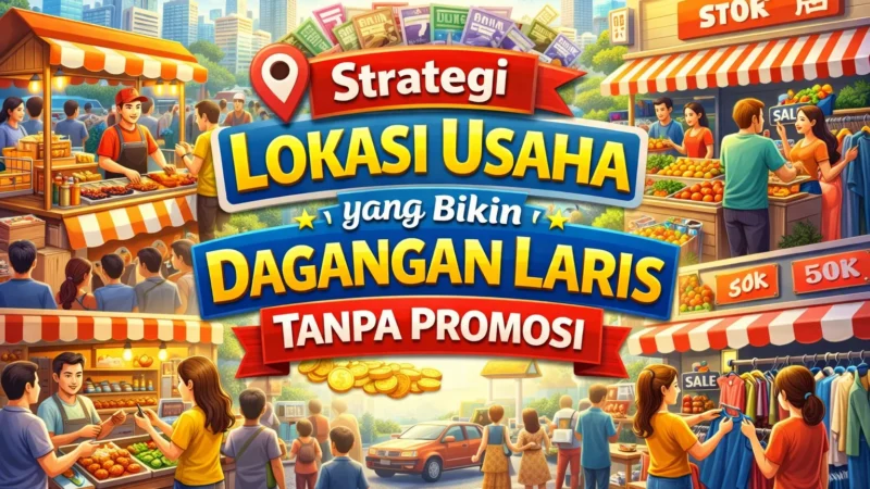 Strategi Lokasi Usaha yang Bikin Dagangan Laris Tanpa Promosi