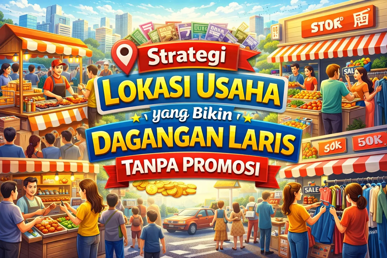 Strategi Lokasi Usaha yang Bikin Dagangan Laris Tanpa Promosi