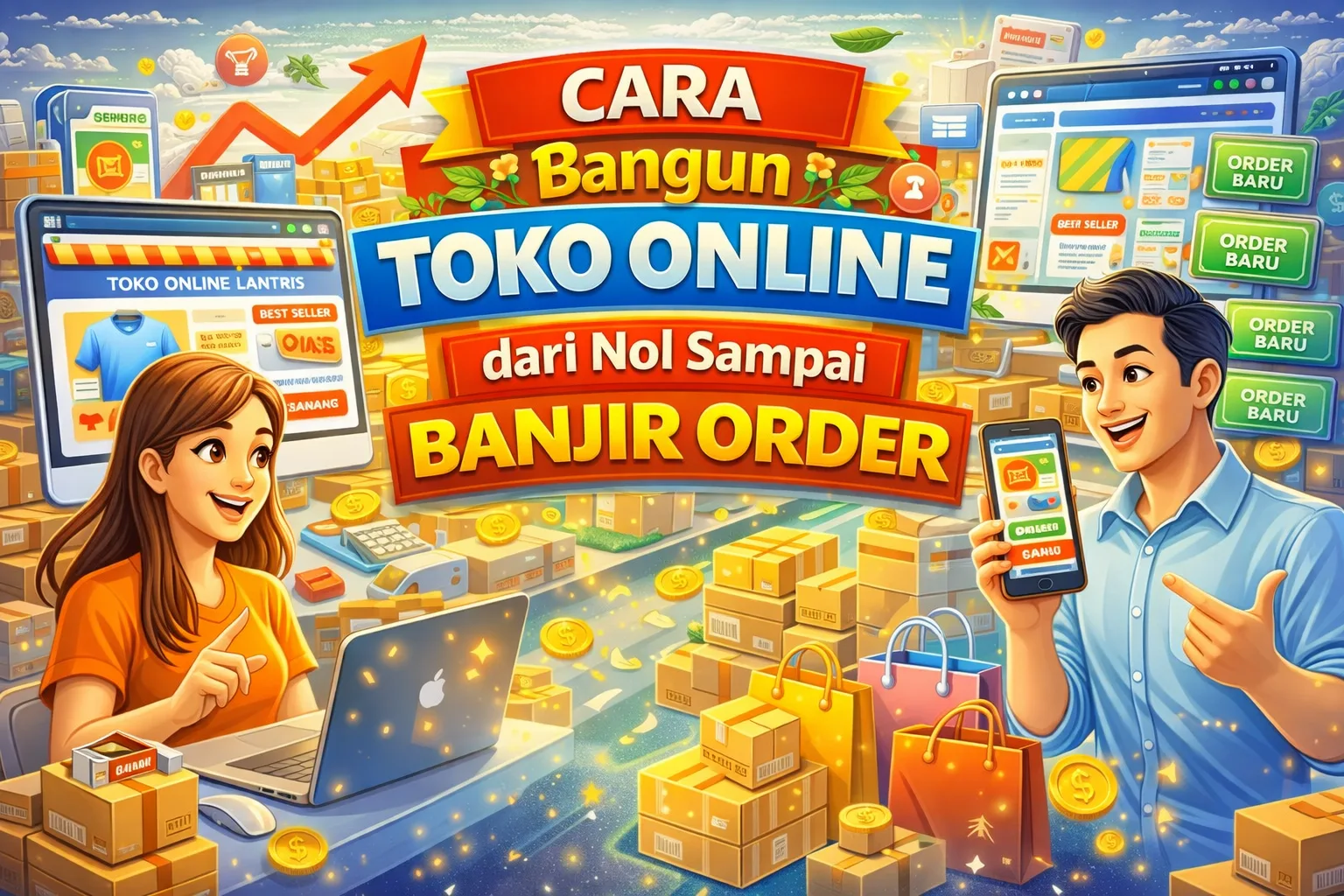 Cara Bangun Toko Online dari Nol Sampai Banjir Order