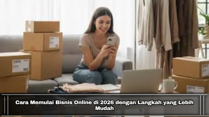Cara Memulai Bisnis Online di 2026 dengan Langkah yang Lebih Mudah