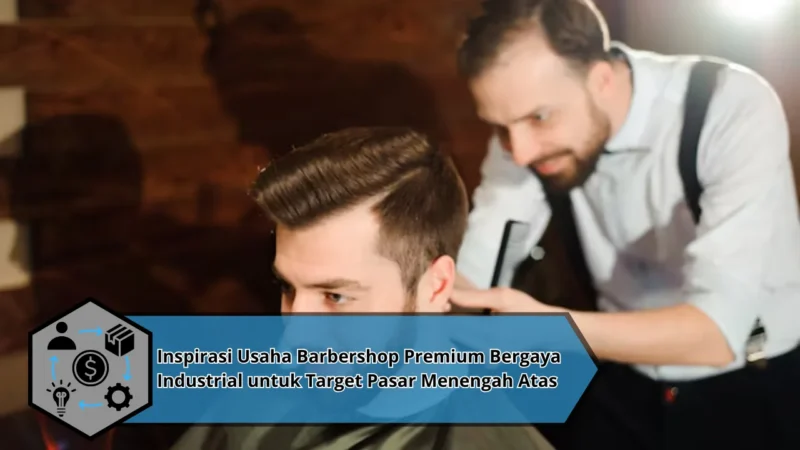 Inspirasi Usaha Barbershop Premium Bergaya Industrial untuk Target Pasar Menengah Atas