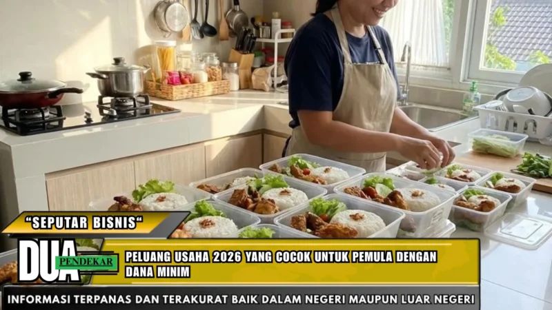 Peluang usaha 2026 yang cocok untuk pemula dengan dana minim