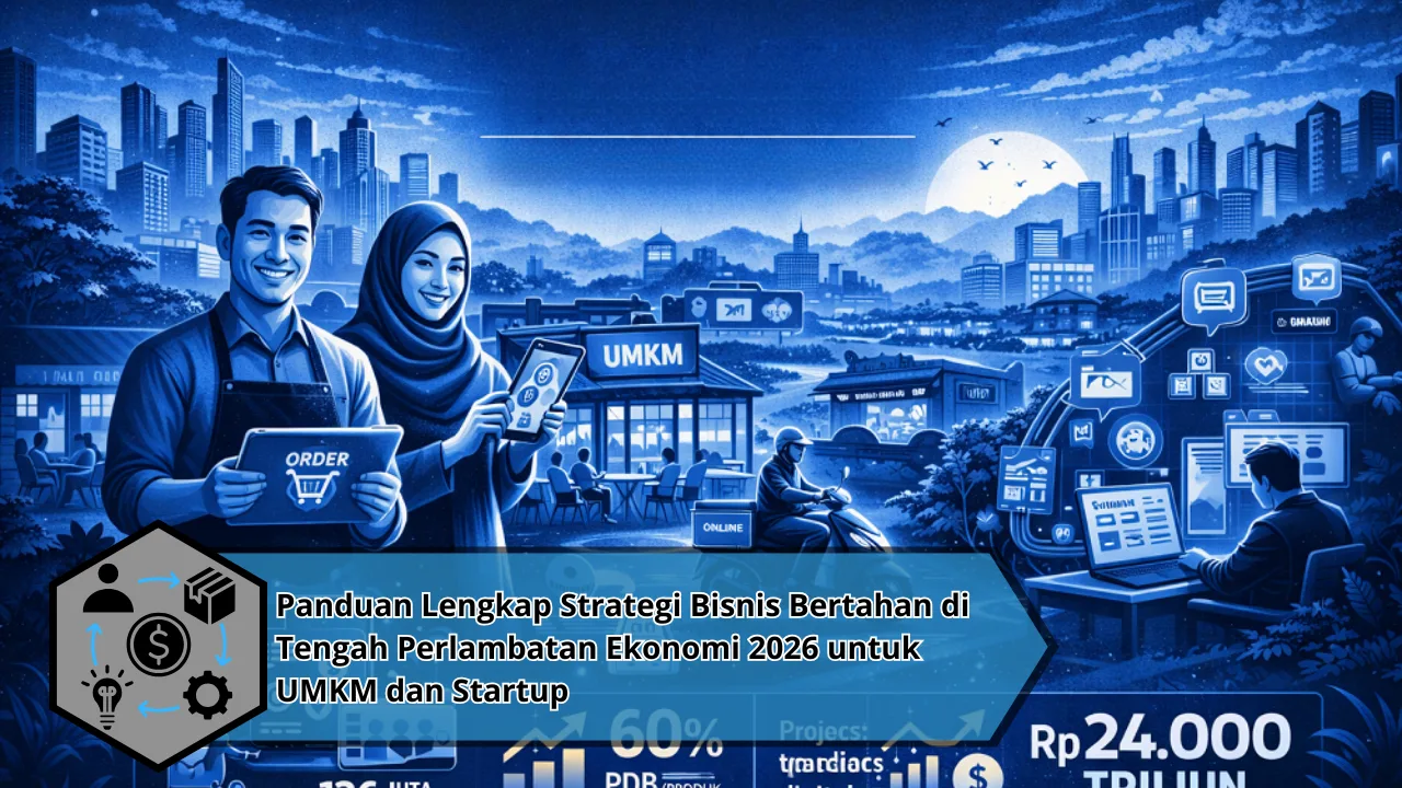 Panduan Lengkap Strategi Bisnis Bertahan di Tengah Perlambatan Ekonomi 2026 untuk UMKM dan Startup