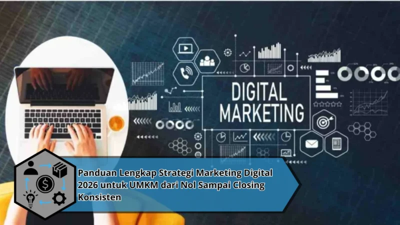 Panduan Lengkap Strategi Marketing Digital 2026 untuk UMKM dari Nol Sampai Closing Konsisten