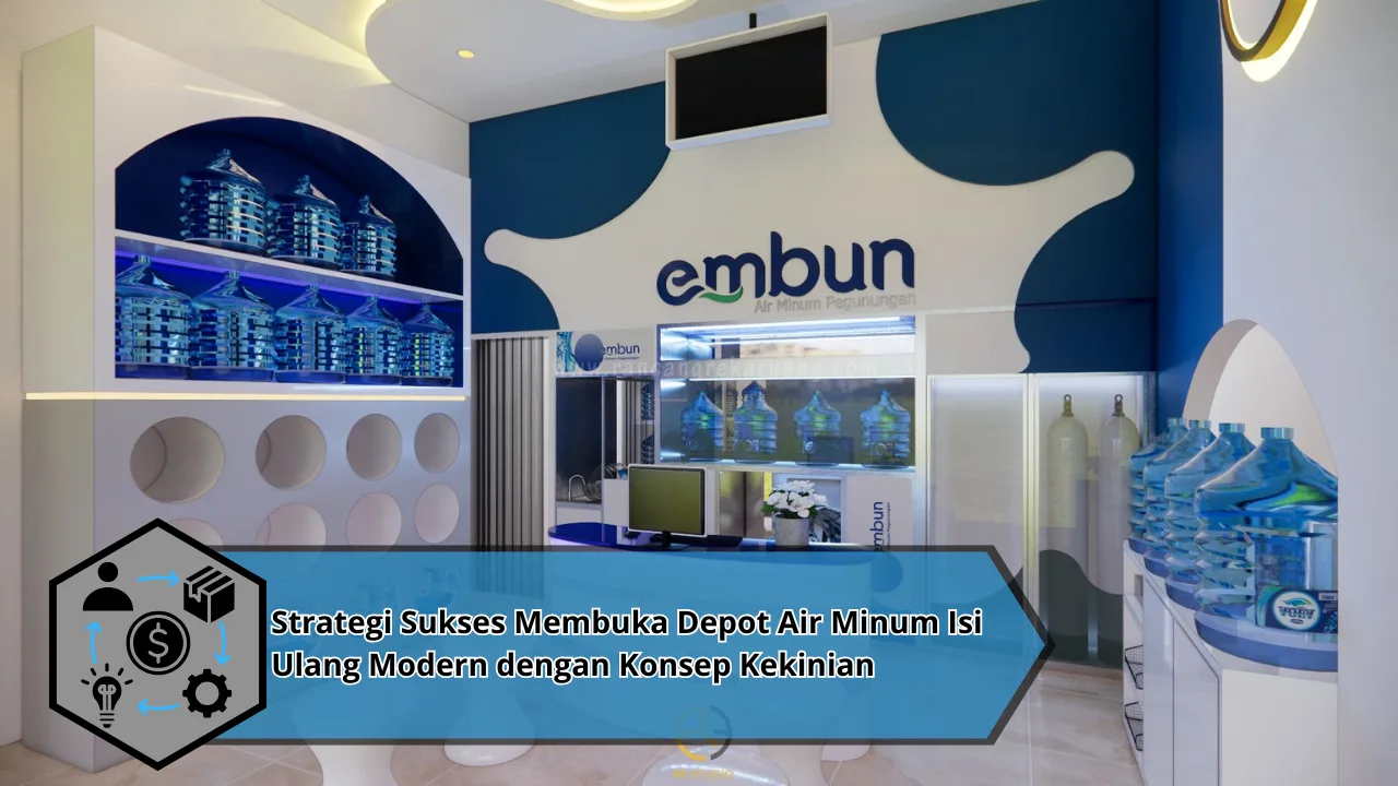 Strategi Sukses Membuka Depot Air Minum Isi Ulang Modern dengan Konsep Kekinian