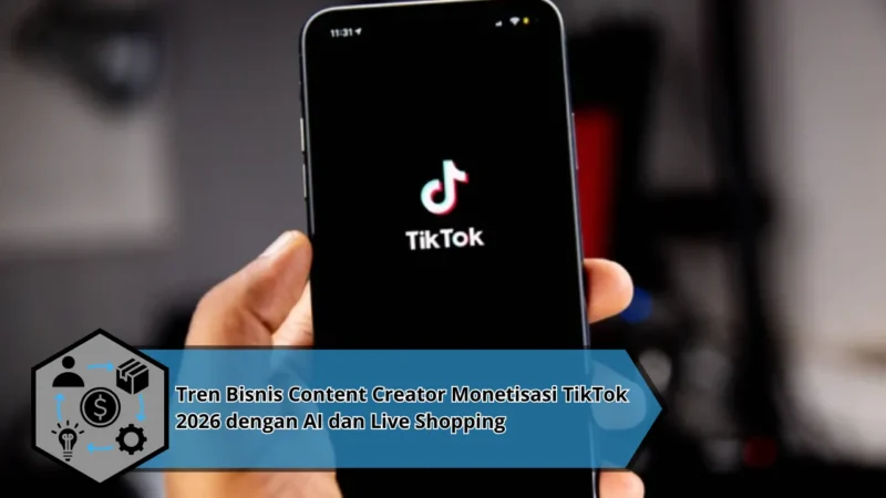 Tren Bisnis Content Creator Monetisasi TikTok 2026 dengan AI dan Live Shopping