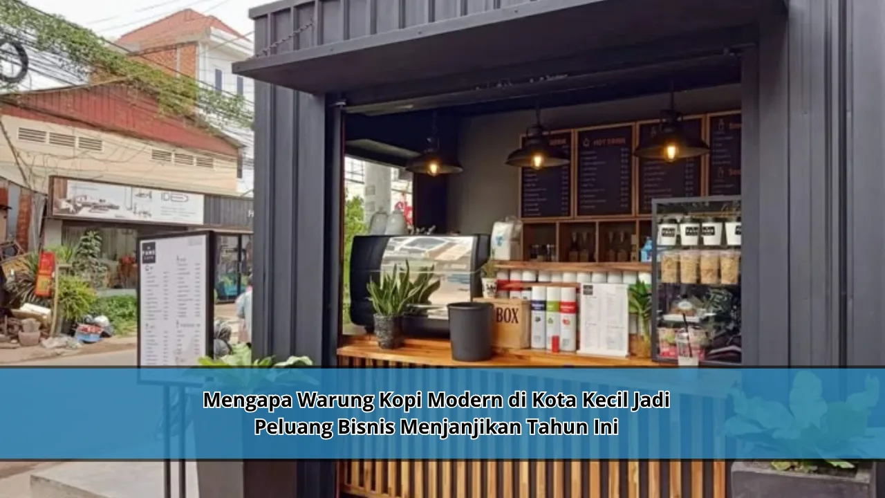 Mengapa Warung Kopi Modern di Kota Kecil Jadi Peluang Bisnis Menjanjikan Tahun Ini