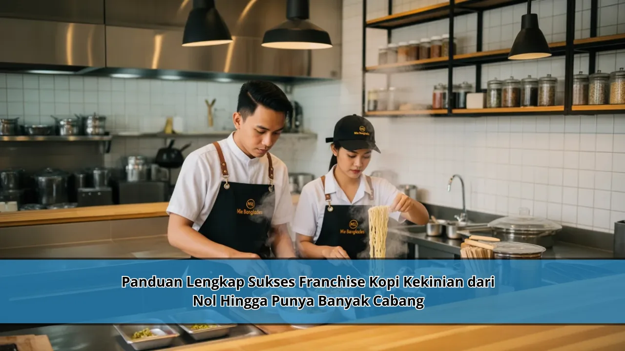 Panduan Lengkap Sukses Franchise Kopi Kekinian dari Nol Hingga Punya Banyak Cabang