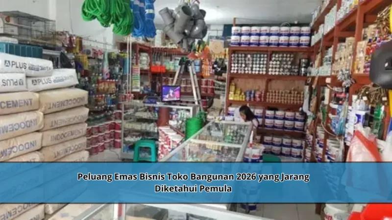 Peluang Emas Bisnis Toko Bangunan 2026 yang Jarang Diketahui Pemula
