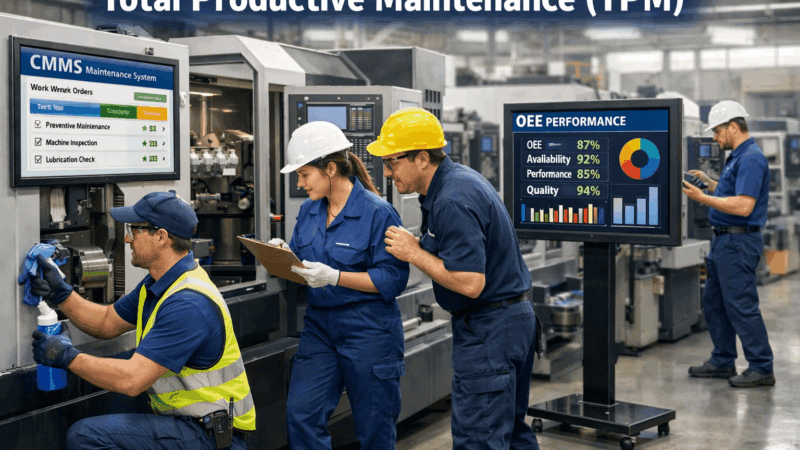SOP Pemeliharaan Mesin TPM untuk Mencegah Downtime Operasional Pabrik Kecil